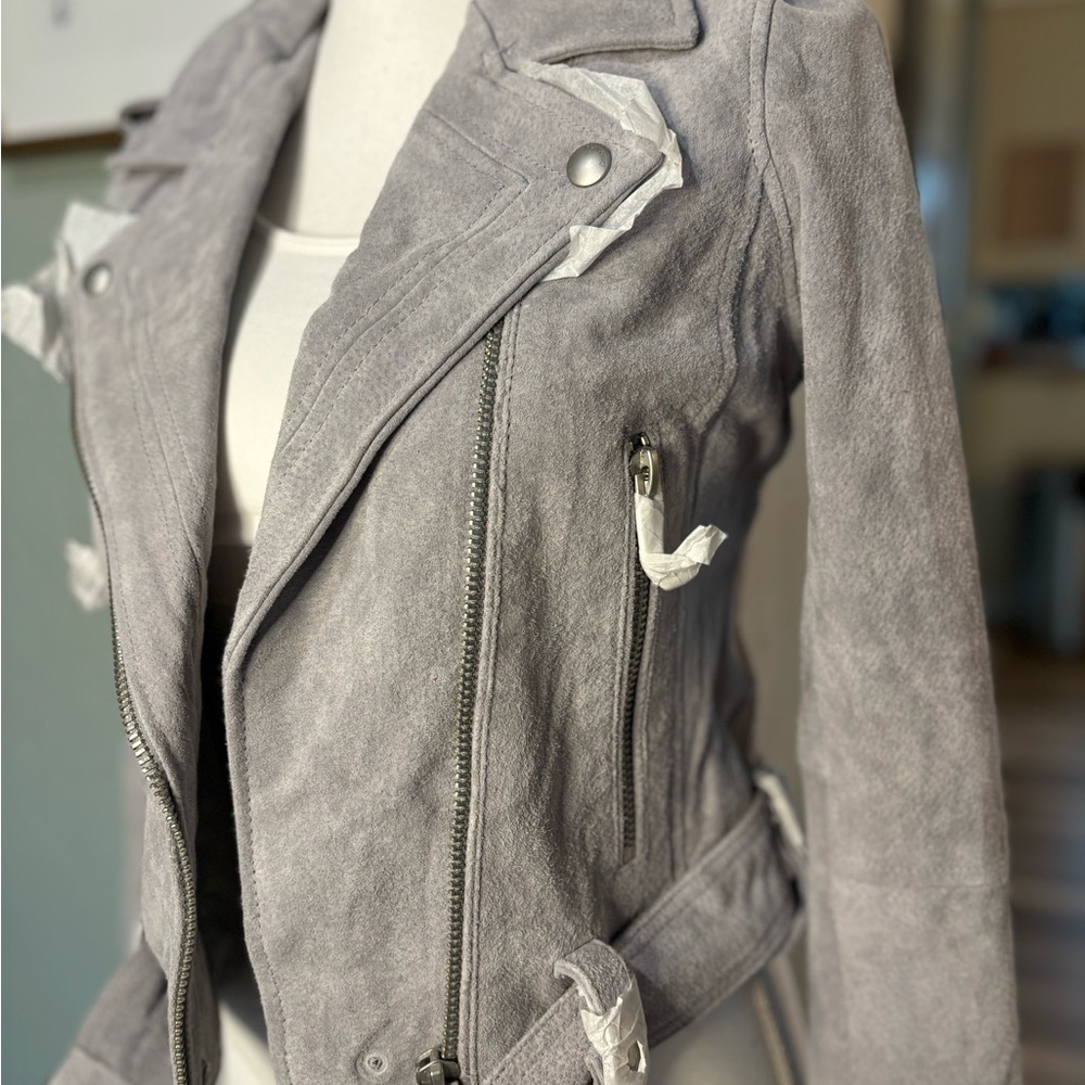 BLANK NYC Moto suede Jacket size XS NWT - Picture 5 of 16